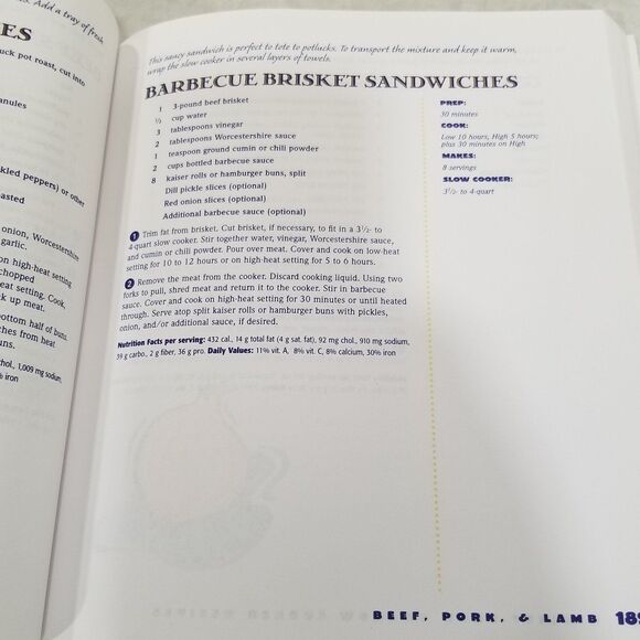 Better Homes & Gardens Biggest Book of Slow Cooker Recipes Cookbook 2002 - Picture 10 of 10